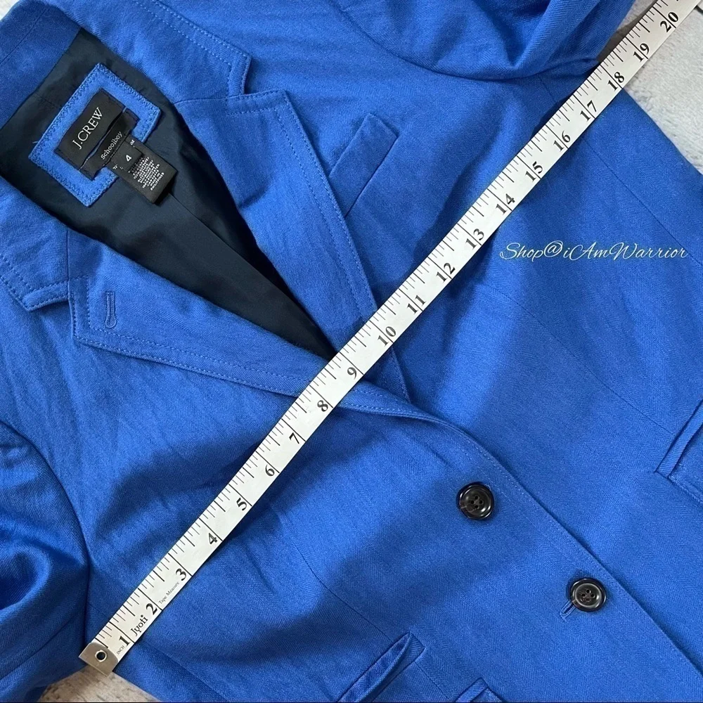 J.Crew sapphire blue rayon blend schoolboy blazer *shop@iamwarrior